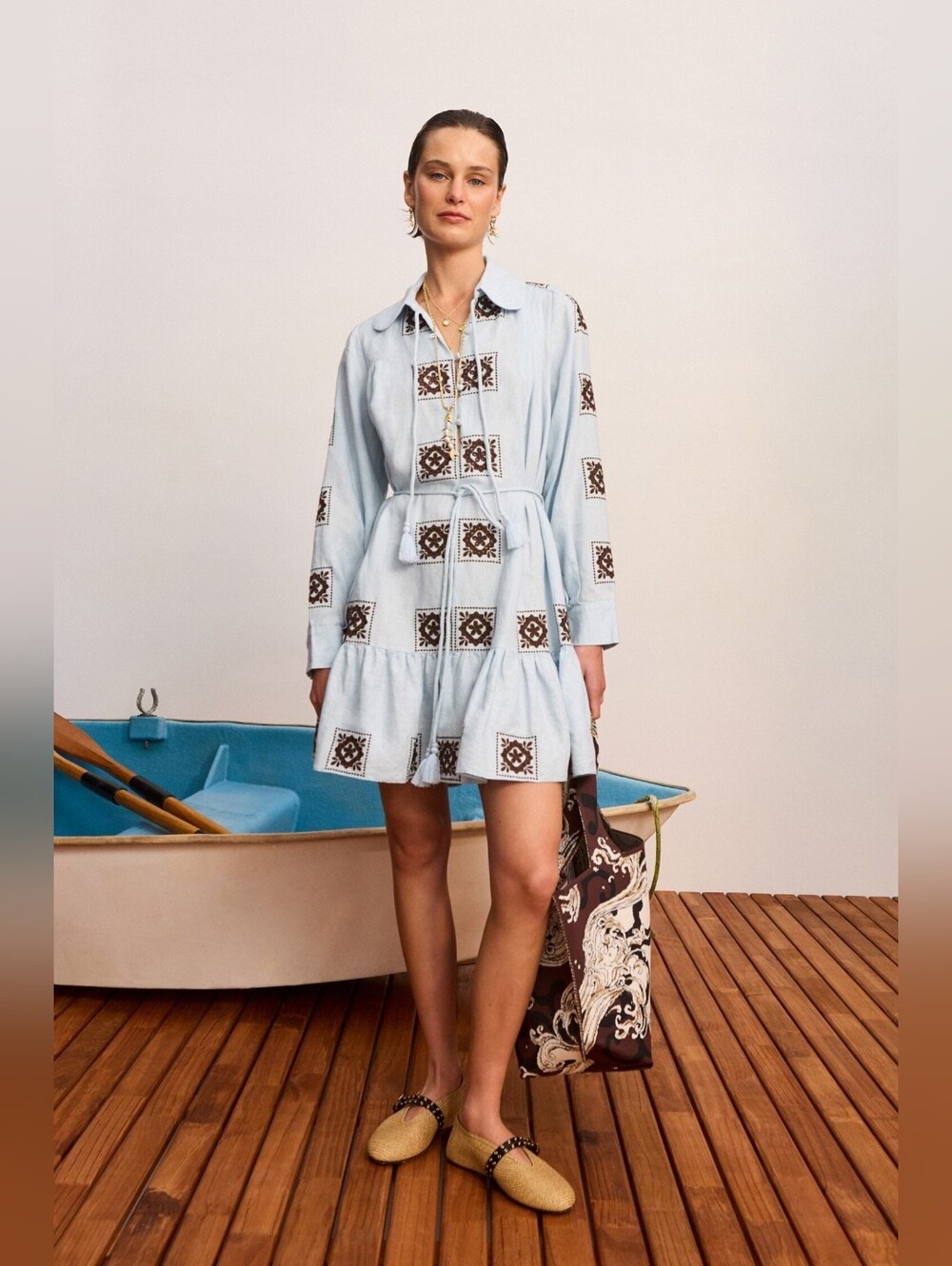 ALEMAIS grace mini dress